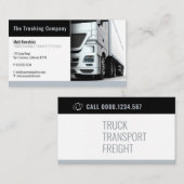 Carte De Visite Transport et logistique | Camion (Devant / Derrière)