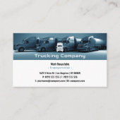 Carte De Visite Transport et logistique | Camions (Devant)