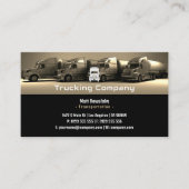 Carte De Visite Transport et logistique | Camions (Devant)