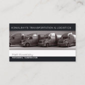 Carte De Visite Transport et logistique | Camions (Devant)