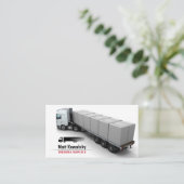 Carte De Visite Transport et logistique | Services de camionnage (Debout devant)