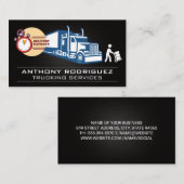 Carte De Visite Transport | Logistique du camionnage (Devant / Derrière)