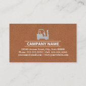 Carte De Visite Transport, Logistique - Professionnel (Dos)