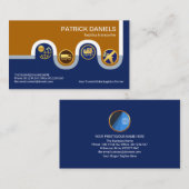 Carte De Visite Transport logistique routier de distribution de ve (Devant / Derrière)