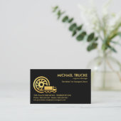 Carte De Visite Transport mondial de pneus d'or (Debout devant)