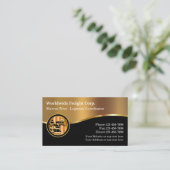 Carte De Visite Transport Mondial Et Logistique (Debout devant)