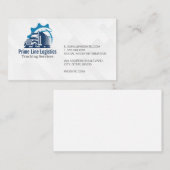 Carte De Visite Transport par semi-remorque | Expédition (Devant / Derrière)