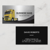 Carte De Visite Transport professionnel des camions (Devant / Derrière)