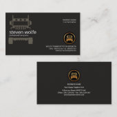 Carte De Visite Transport professionnel propre semi de camion (Devant / Derrière)