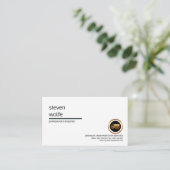 Carte De Visite Transport simple propre professionnel de camion (Debout devant)