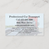 Carte De Visite Transporteur automobile (Dos)
