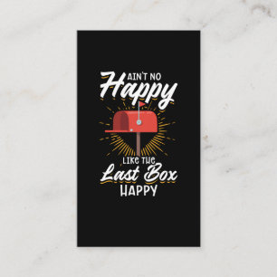 Carte De Visite Transporteur de courrier amusant travailleur posta