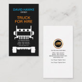 Carte De Visite Transporteur de couverture de grain de bois robust (Devant / Derrière)