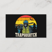 Carte De Visite Trapsquatch Bigfoot Drôle Piège en Argile Tireur H (Dos)