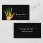 Carte De Visite Traumatologue / Radiologue / Docteur Médicale (Devant / Derrière)