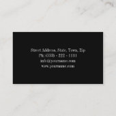 Carte De Visite Traumatologue / Radiologue / Docteur Médicale (Dos)