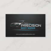 Carte De Visite Travail de carrosserie automobile moderne et éléga (Devant)