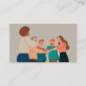 Carte De Visite Travail d'équipe (Dos)