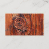 Carte De Visite Travail du bois/carte de visite de coffrets (Dos)