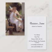 Carte De Visite Travail interrompu, William-Adolphe Bouguereau (Devant / Derrière)