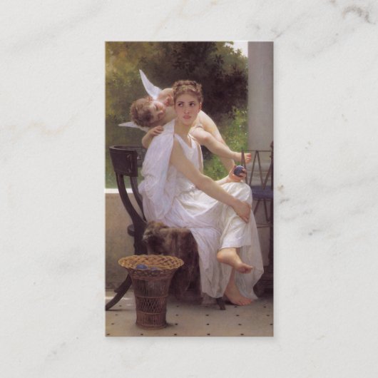 Carte De Visite Travail interrompu, William-Adolphe Bouguereau (Devant)