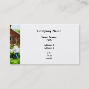 Carte De Visite Travail sur la ferme - Finition Platine