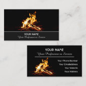 Carte De Visite Travailler dans une entreprise ou une assurance de (Devant / Derrière)