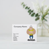 Carte De Visite Travailleur de la construction (Debout devant)