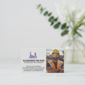 Carte De Visite Travailleur du bâtiment | Constructeurs de maisons (Debout devant)