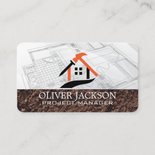 Carte De Visite Travailleur du bâtiment   Plans   Architecte