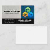 Carte De Visite Travailleur qualifié | Services de réparation à do (Devant / Derrière)