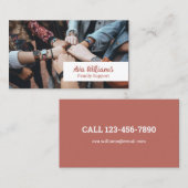 Carte De Visite Travailleur social (Devant / Derrière)