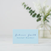 Carte De Visite Travailleur social (Debout devant)