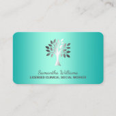 Carte De Visite Travailleur social clinique agréé (Devant)