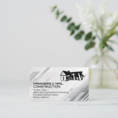 Carte De Visite Travailleurs cols bleus | Outils de constructeur | (Debout devant)