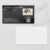 Carte De Visite Travailleurs dentistes | dentisterie | Code QR (Devant / Derrière)