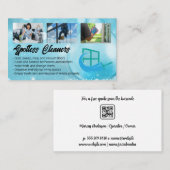 Carte De Visite Travailleurs du nettoyage (Devant / Derrière)