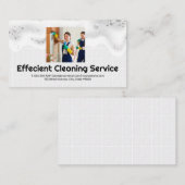 Carte De Visite Travailleurs du nettoyage | Savons Suds (Devant / Derrière)