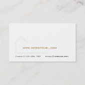 Carte De Visite Travaux de construction (Dos)