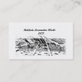 Carte De Visite Travaux locomotifs de Baldwin, vieil Ironsides (Dos)