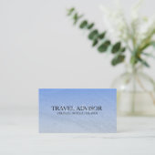 Carte De Visite Travel Advisor Consultant Agency Beach (Debout devant)