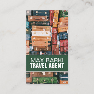 Carte De Visite Travel Agency Agent Business Card