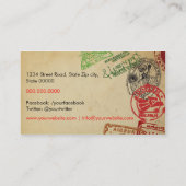 Carte De Visite Travel Agent (Dos)