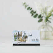 Carte De Visite Travel Agent (Debout devant)