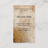 Carte De Visite Travel Agent (Dos)