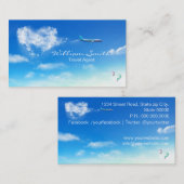 Carte De Visite Travel Agent (Devant / Derrière)