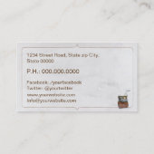 Carte De Visite Travel Agent (Dos)