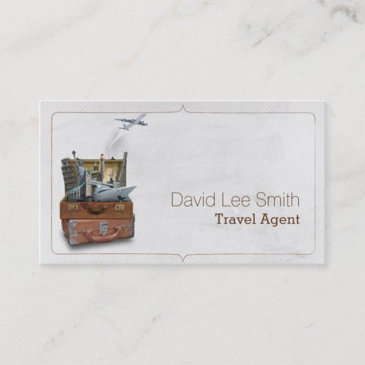 Carte De Visite Travel Agent (Devant)