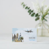 Carte De Visite Travel Agent (Debout devant)