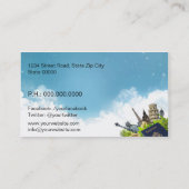 Carte De Visite Travel Agent (Dos)